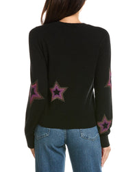 Brodie Cashmere Brodie Cashmere Star Dust Crewneck Cashmere Sweater