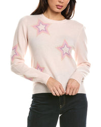 Brodie Cashmere Brodie Cashmere Star Dust Crewneck Cashmere Sweater