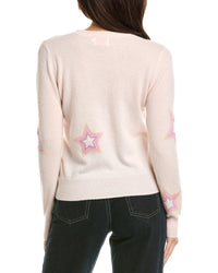 Brodie Cashmere Brodie Cashmere Star Dust Crewneck Cashmere Sweater