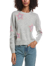 Brodie Cashmere Brodie Cashmere Star Dust Cashmere Sweater