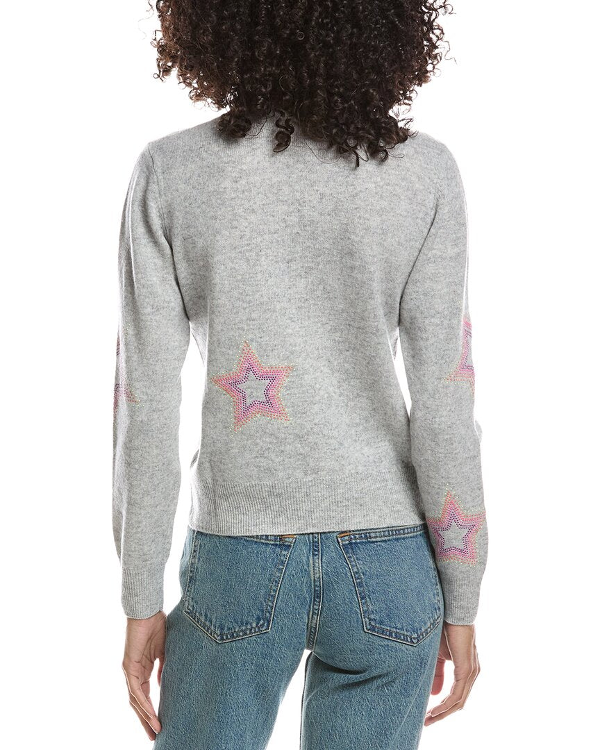Brodie Cashmere Brodie Cashmere Star Dust Cashmere Sweater