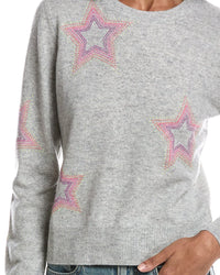 Brodie Cashmere Brodie Cashmere Star Dust Cashmere Sweater