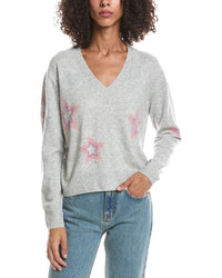 Brodie Cashmere Brodie Cashmere Star Dust Cashmere Sweater