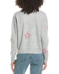 Brodie Cashmere Brodie Cashmere Star Dust Cashmere Sweater