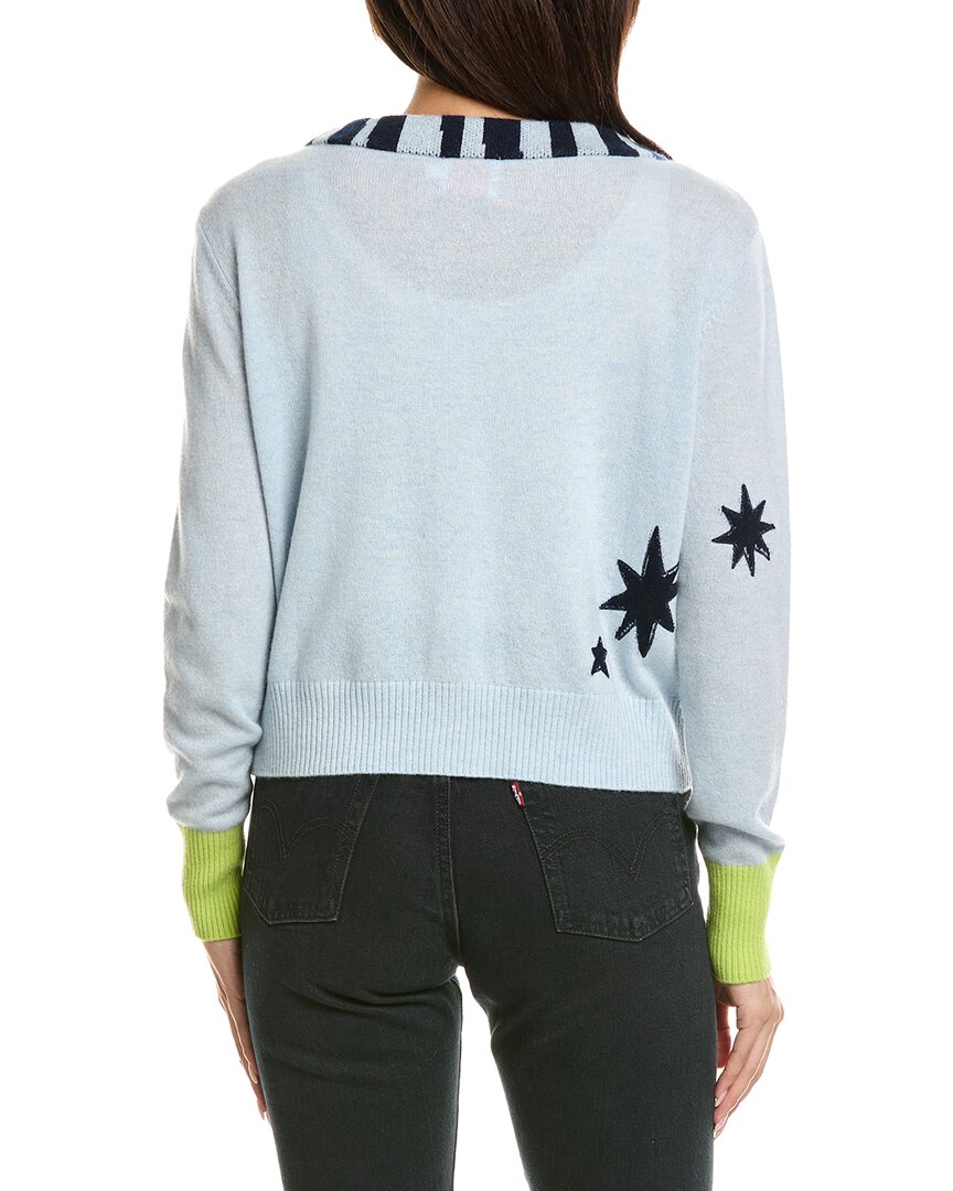 Brodie Cashmere Brodie Cashmere Star Motif Cashmere Cardigan