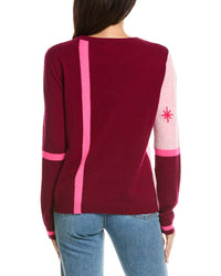 Brodie Cashmere Brodie Cashmere Star Motif Crewneck Cashmere Sweater