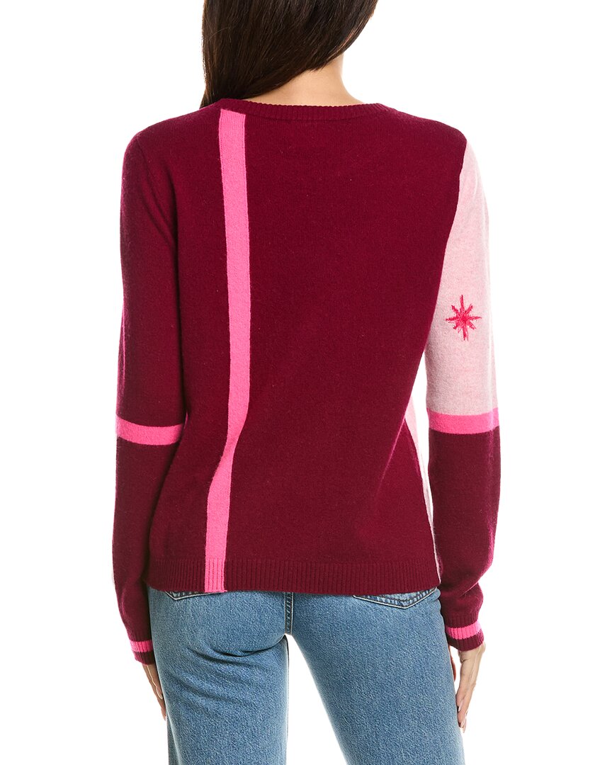 Brodie Cashmere Brodie Cashmere Star Motif Crewneck Cashmere Sweater