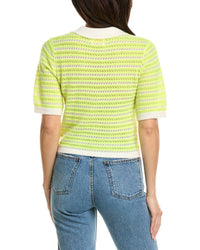 Brodie Cashmere Brodie Cashmere Suzie Stitch Cashmere Polo Cashmere Sweater