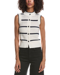 Brodie Cashmere Brodie Cashmere Textured Taylor Tank Top