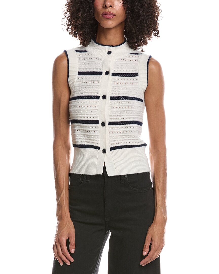 Brodie Cashmere Brodie Cashmere Textured Taylor Tank Top