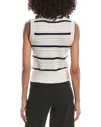 Brodie Cashmere Brodie Cashmere Textured Taylor Tank Top