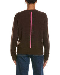Brodie Cashmere Brodie Cashmere Turn Back Cuffs V-Neck Cashmere Sweater
