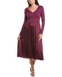 Michael Stars Michael Stars Sutton Mixed Media Midi Dress