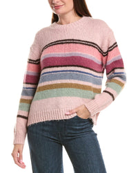 Michael Stars Aura Striped Wool-Blend Pullover