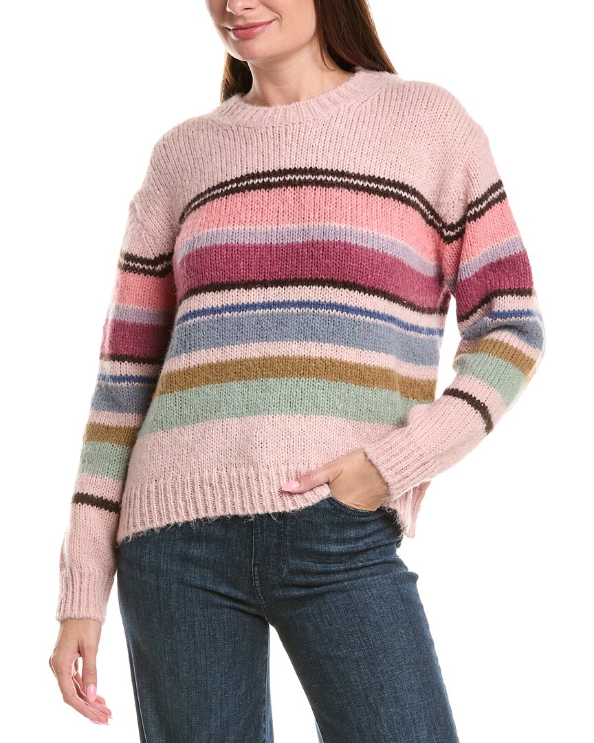 Michael Stars Aura Striped Wool-Blend Pullover