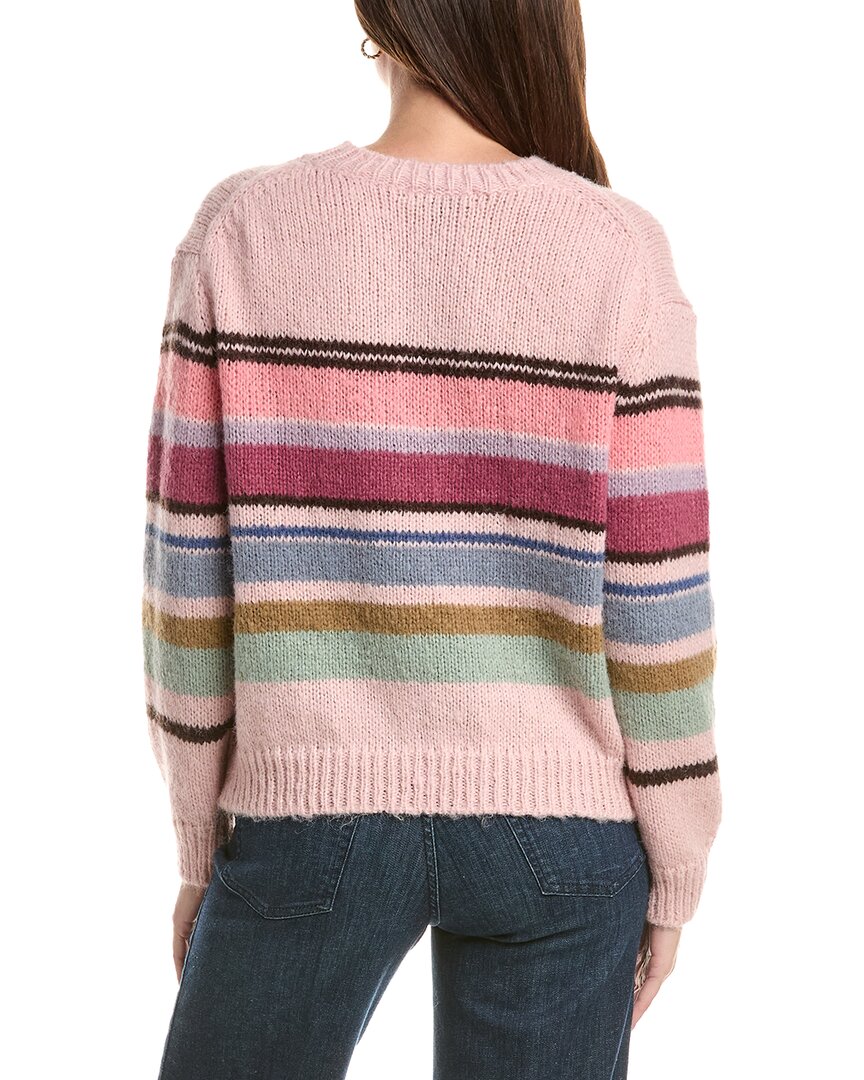 Michael Stars Aura Striped Wool-Blend Pullover