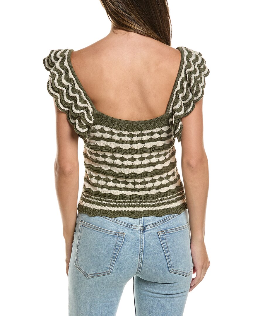 Autumn Cashmere 2-Tone Knit Tank Top