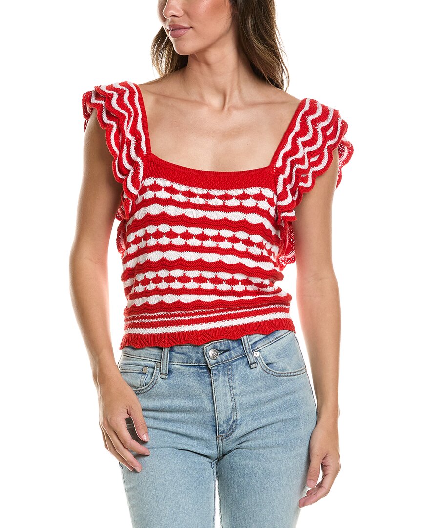 Autumn Cashmere Autumn Cashmere 2-Tone Knit Tank Top