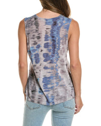 Autumn Cashmere Autumn Cashmere Distressed Printed Top