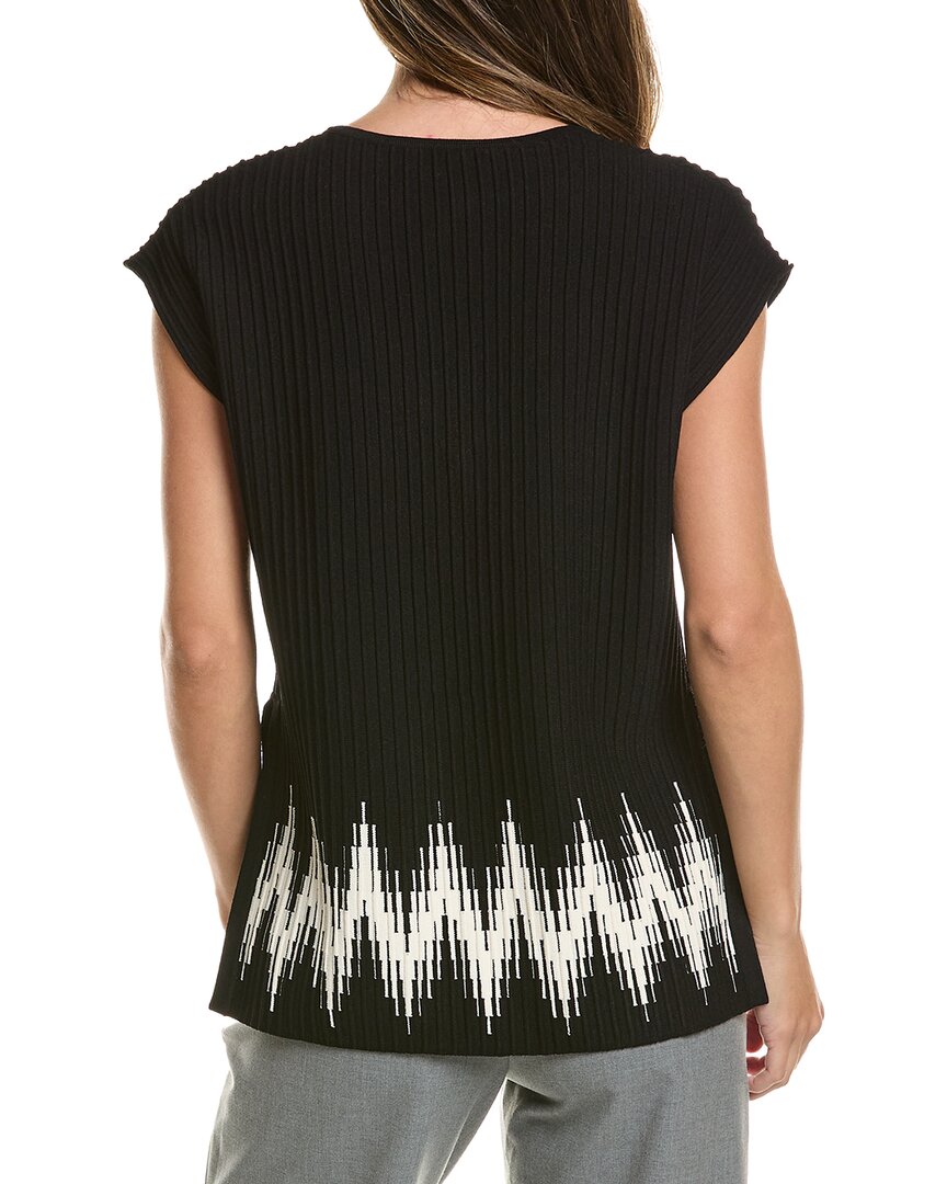 Autumn Cashmere Autumn Cashmere Chevron Border Stitch Top