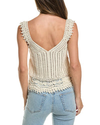 Autumn Cashmere Autumn Cashmere Crochet Cami Top