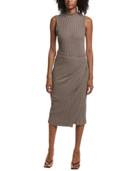 Michael Stars Michael Stars Alaia Mock Neck Midi Dress