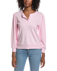Michael Stars Michael Stars Sophy Puff Sleeve Henley T-Shirt