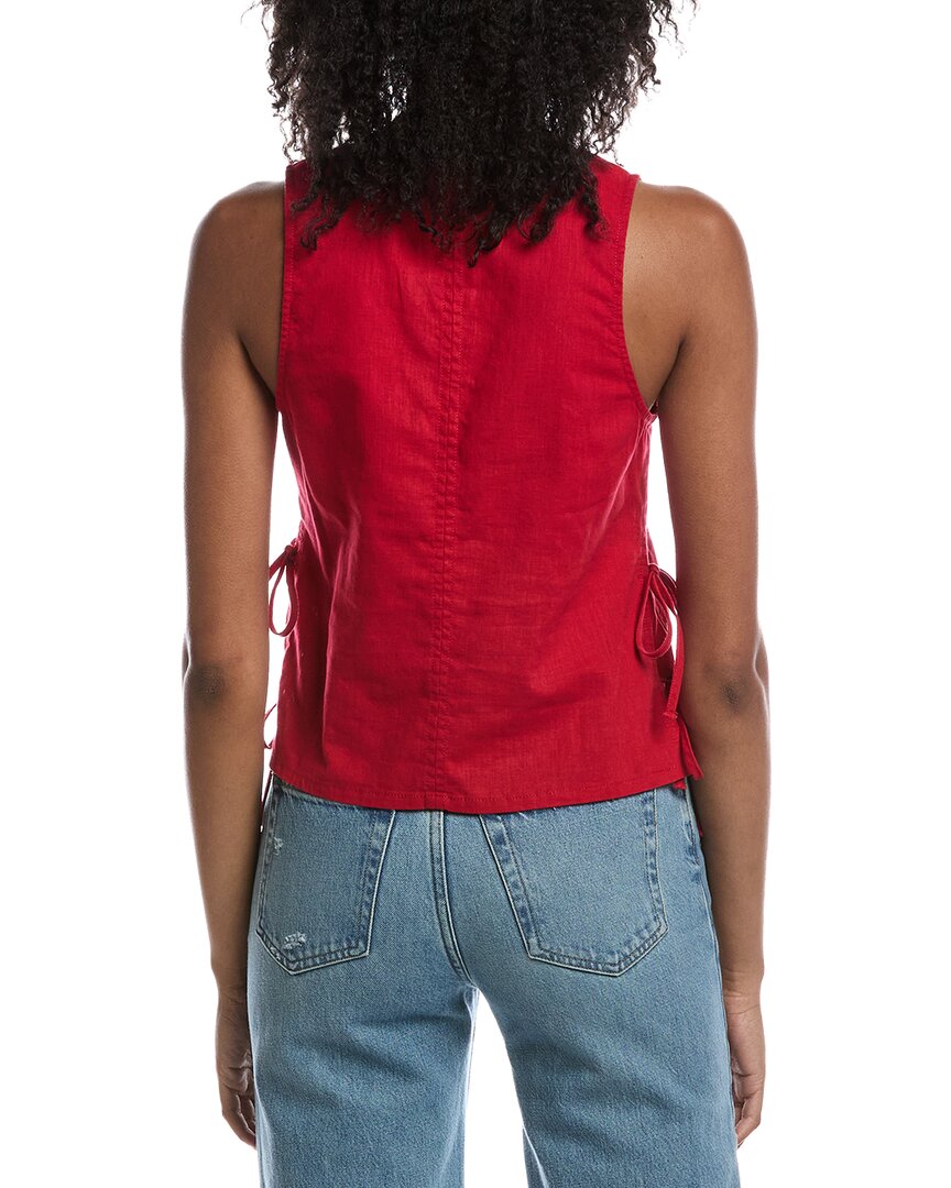 Michael Stars Michael Stars Gio Little Linen V-Neck Top