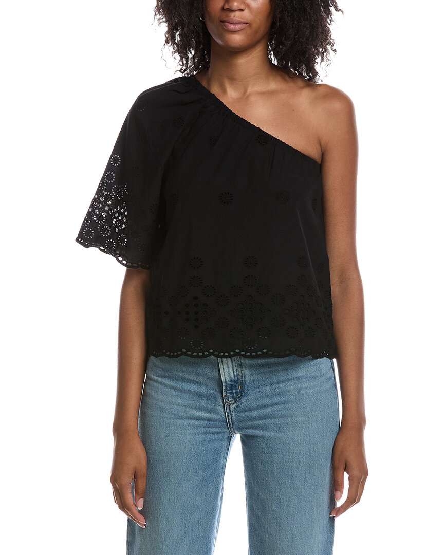 Michael Stars Michael Stars Nash Eyelet One Shoulder Top