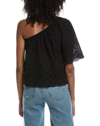 Michael Stars Michael Stars Nash Eyelet One Shoulder Top