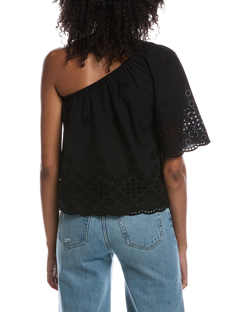 Michael Stars Michael Stars Nash Eyelet One Shoulder Top
