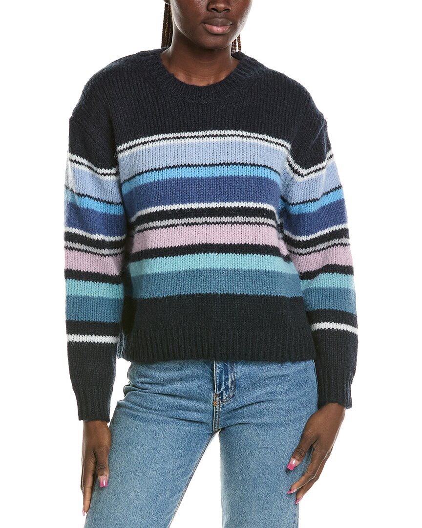 Michael Stars Michael Stars Aura Striped Wool-Blend Pullover
