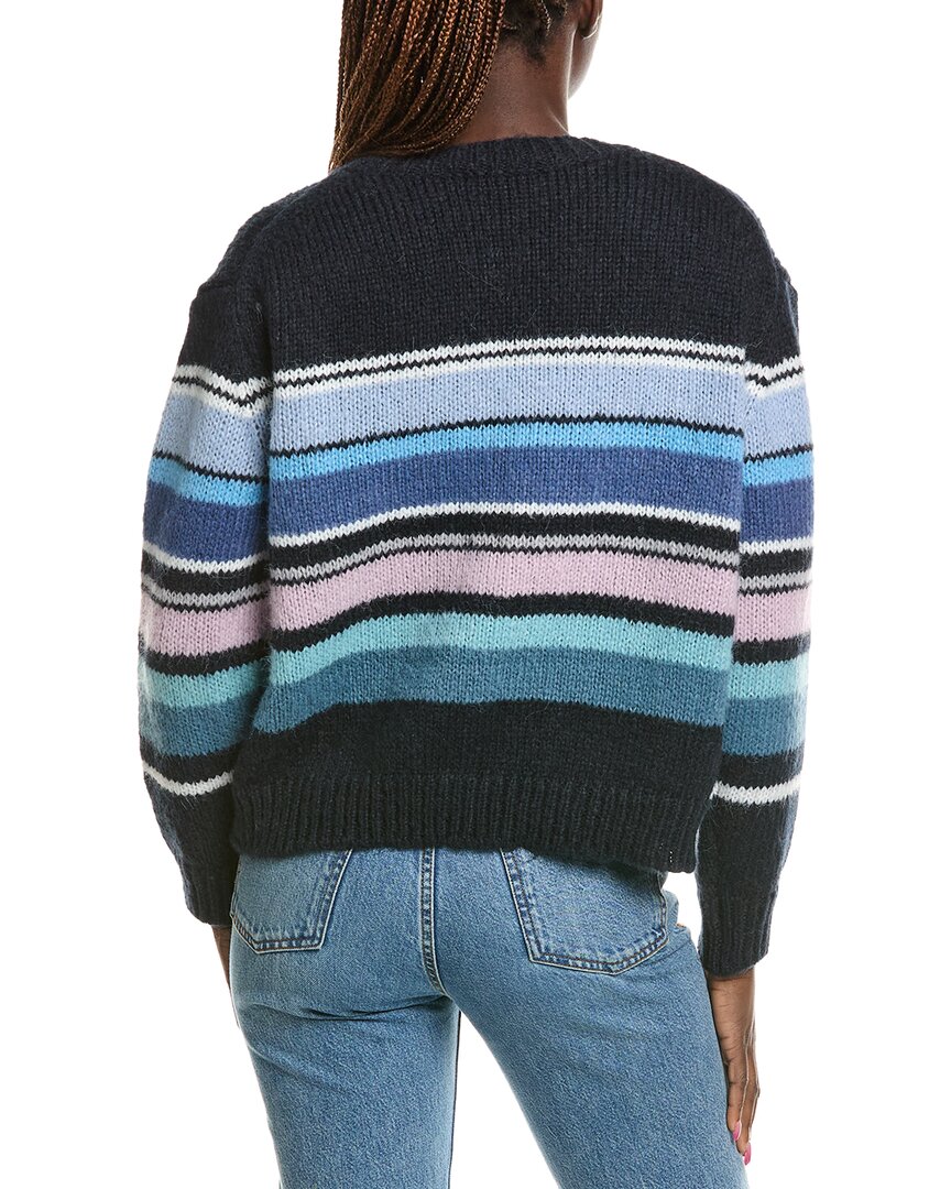 Michael Stars Michael Stars Aura Striped Wool-Blend Pullover