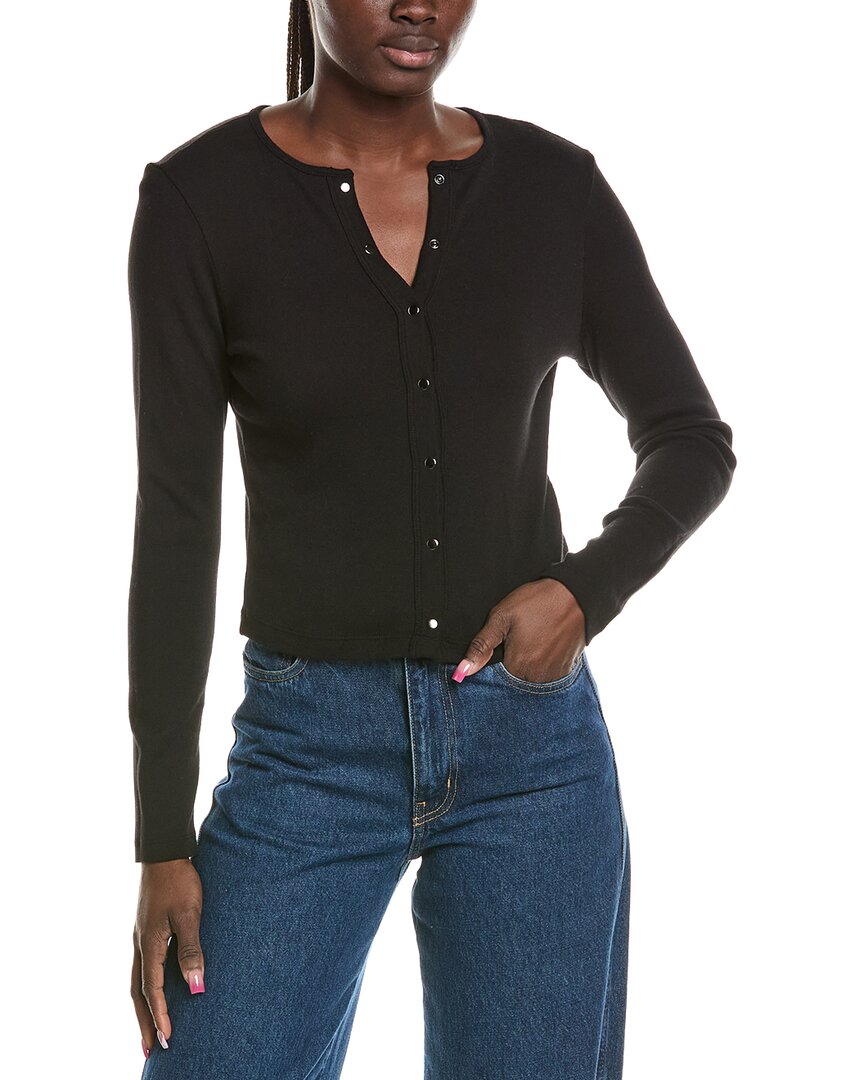 Michael Stars Michael Stars Trixie Crewneck Snap Cardigan