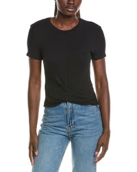Michael Stars Michael Stars Stella Twisted Front Cropped T-Shirt