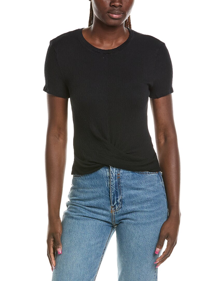 Michael Stars Michael Stars Stella Twisted Front Cropped T-Shirt