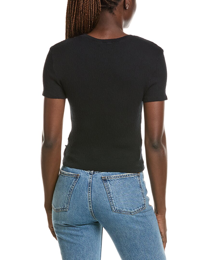 Michael Stars Michael Stars Stella Twisted Front Cropped T-Shirt