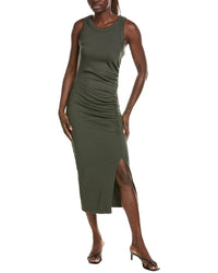 Michael Stars Michael Stars Tala Sleeveless Shirred Seam Midi Dress