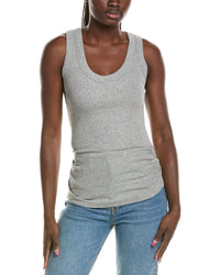 Michael Stars Michael Stars Micah Ruched Scoop Neck Tank