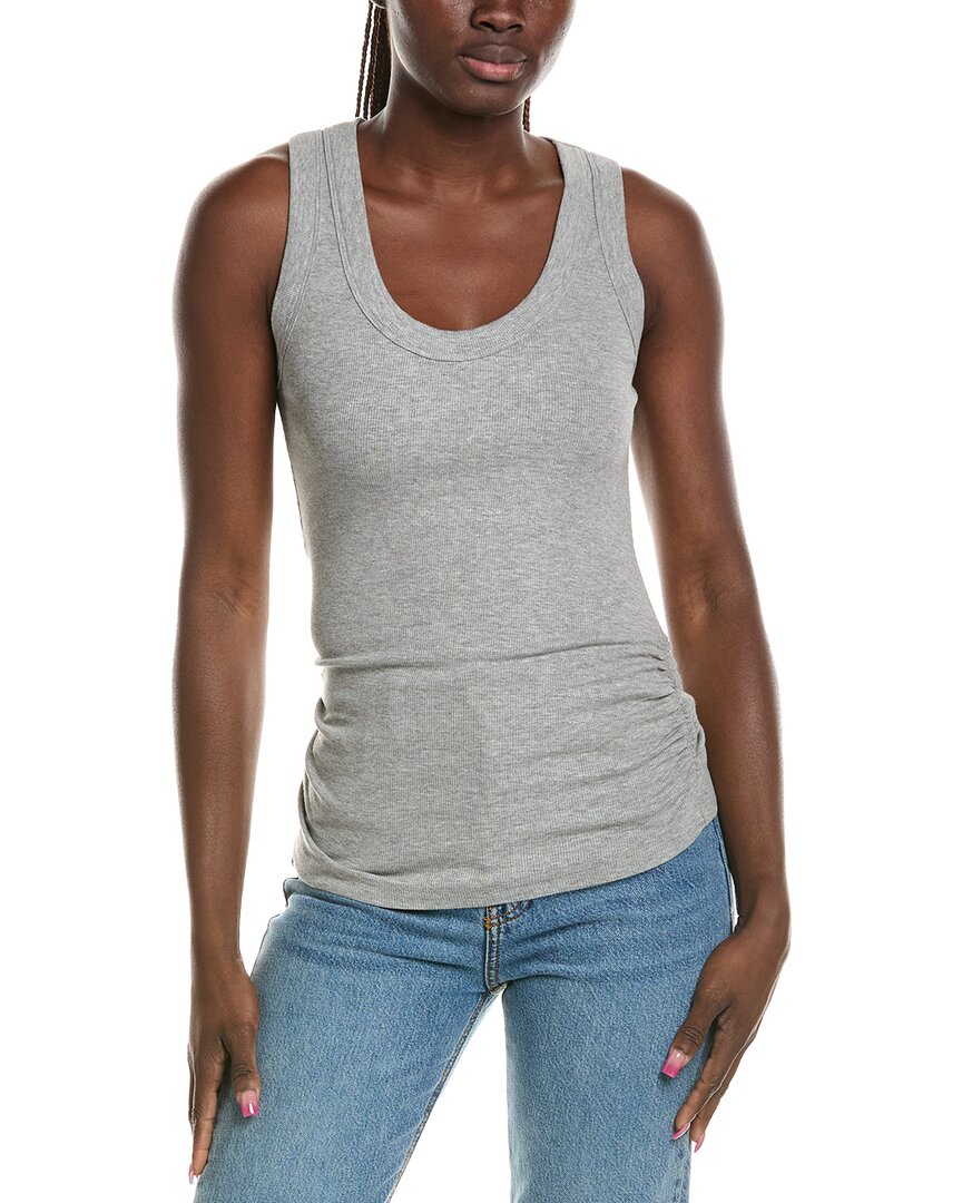Michael Stars Michael Stars Micah Ruched Scoop Neck Tank