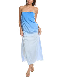 LNA Lna Ekana Dip Dye Maxi Dress