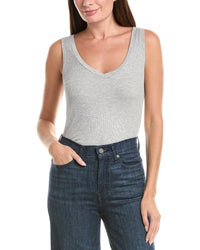 LNA Lna Ribbed V Slim Tank