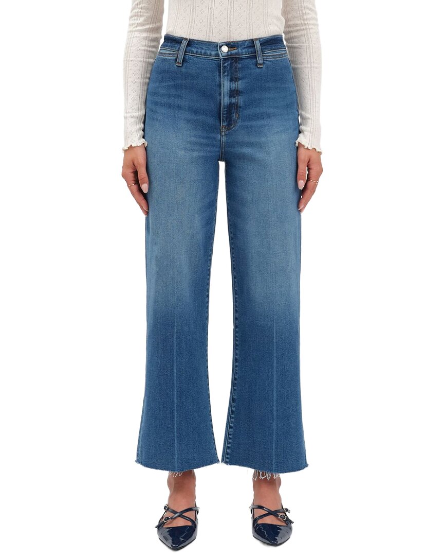 Daze Denim Daze Denim Pleaser Indigo Wave High Rise Wide Ankle Jean