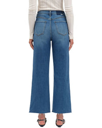 Daze Denim Daze Denim Pleaser Indigo Wave High Rise Wide Ankle Jean