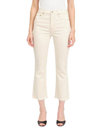 Daze Denim Daze Denim Shy Girl Raw Cut High Rise Crop Kick Flare Jean