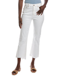 Daze Denim Daze Denim Shy Girl White Lightning High Rise Crop Flare Jean