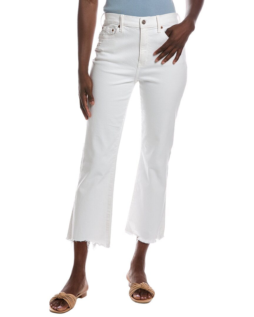 Daze Denim Daze Denim Shy Girl White Lightning High Rise Crop Flare Jean