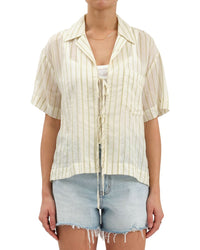 Daze Denim Daze Denim Buttercup Tie Front Shirt