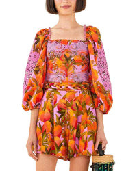 FARM Rio Farm Rio Mango Macaws Blouse