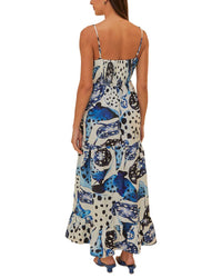 FARM Rio Farm Rio Mantas Off-White Maxi Dress